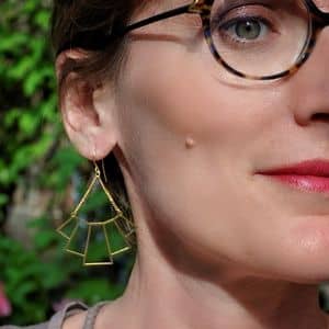 Boucles d'oreilles longues Aeria