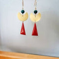 Boucles d'oreilles Némésis lisses dorées