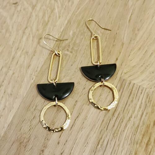 Boucles d'oreilles Petra dorées