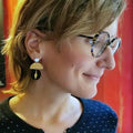 Boucles d'oreilles Maïra dorées