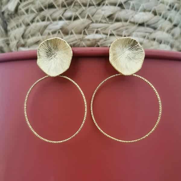 Boucles d'oreilles Nympheas