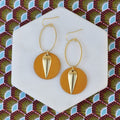 Boucles d'oreilles Cats dorées