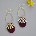 Boucles d'oreilles Velours Sun