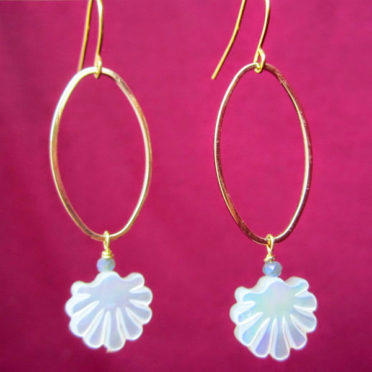 Boucles d'oreilles Shell Purity