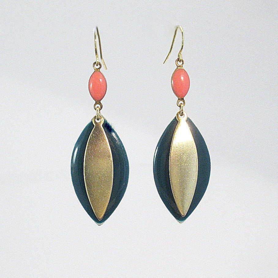 Boucles d'oreilles Navettes courtes