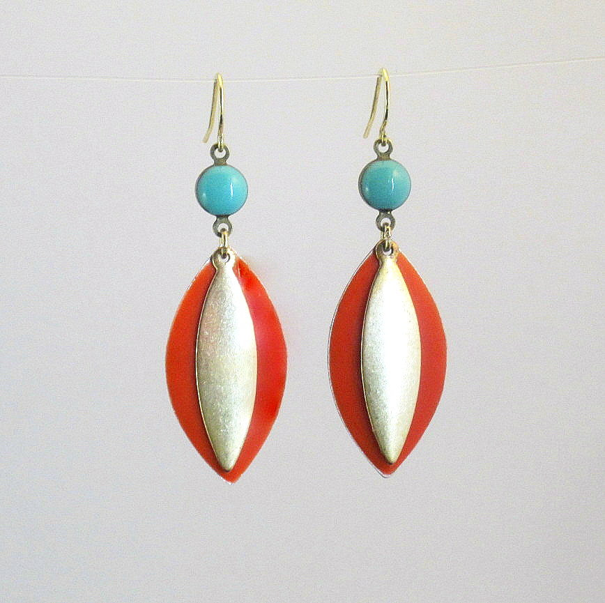 Boucles d'oreilles Navettes courtes