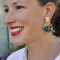 Boucles d'oreilles Elipses ArtDéco