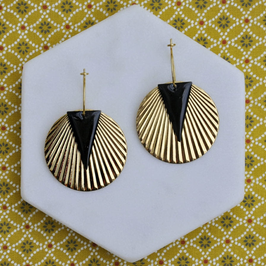 Boucles d'oreilles Stardust ArtDéco
